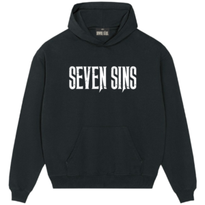 Revolution Black Hoodie - Seven Sins