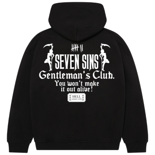 Gentleman's Club Black Hoodie