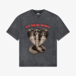 cobra washed black t-shirt front