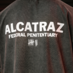 Alcatraz Washed Grey T-Shirt Graphic