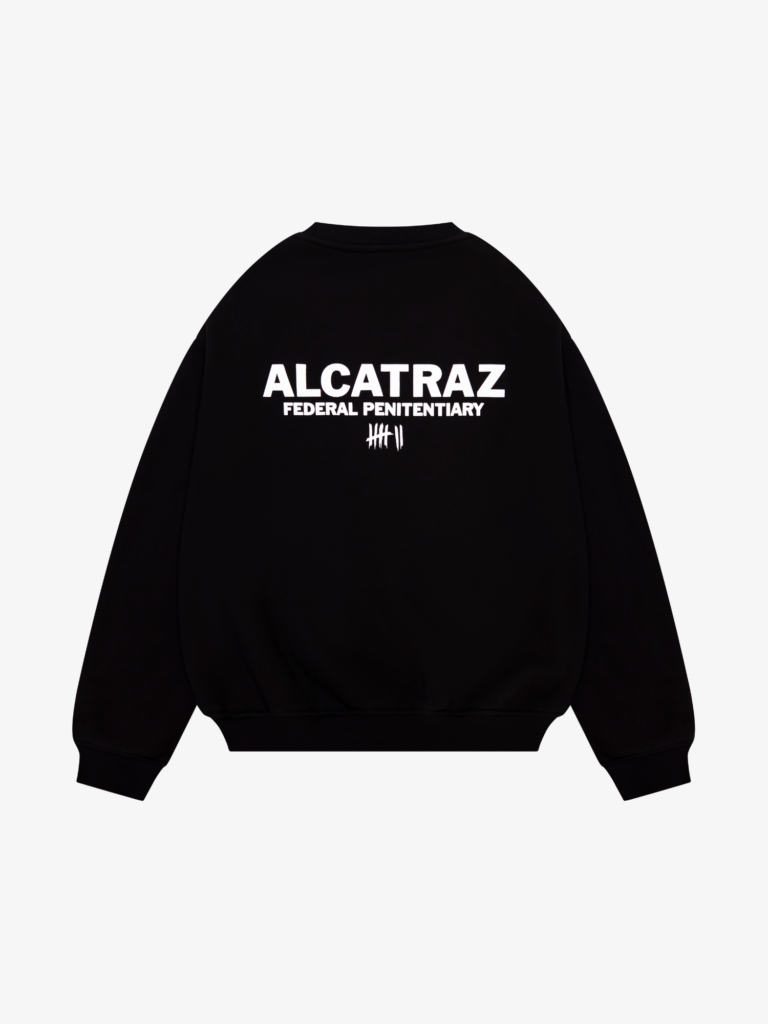 alcatraz sweatshirt back