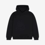 Seven Sins Text Flat lay Front black Hoodie