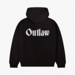 back of seven sins outlaw black hoodie flat