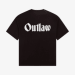 back of seven sins outlaw black t-shirt flat