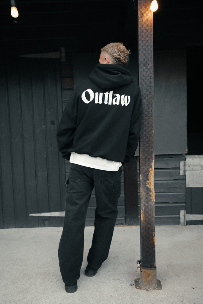 back of seven sins outlaw hoodie